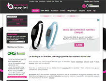 Tablet Screenshot of boutique-du-bracelet.com